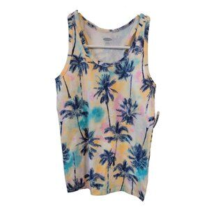 Old Navy Tank Top Girls Large Sleeveless Knit Summer Island